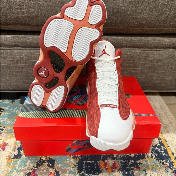 Size 9.5 - Air Jordan 13 Retro “Dune Red” - Picture 4 of 5